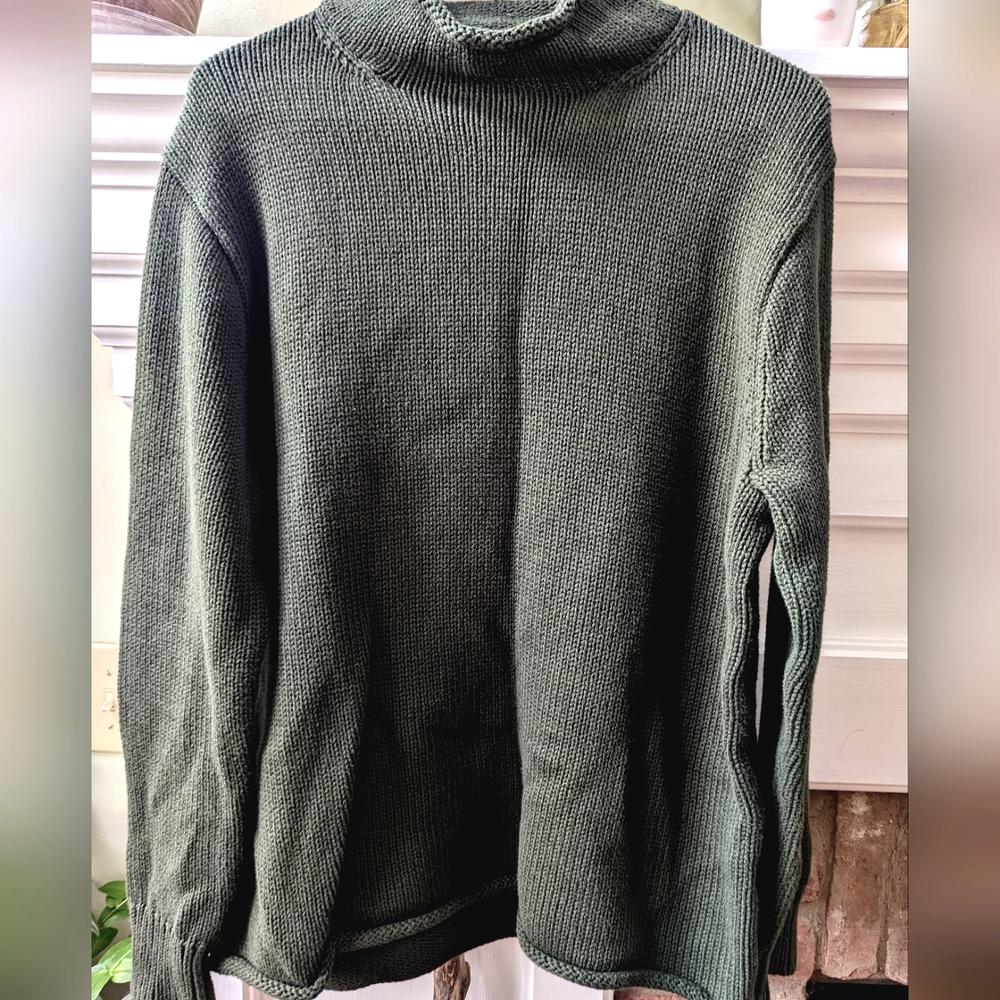 J Crew Men's 1988 Rollneck Sweater Medium